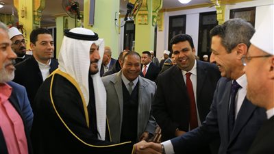 محافظ السويس يشهد إحتفالية الأوقاف بذكري الإسراء والمعراج بمسجد الشهيد بالمرور