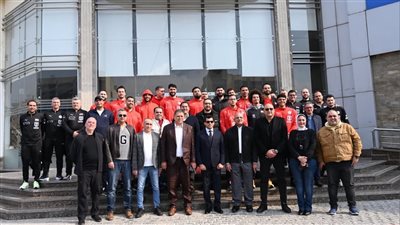 وزير الرياضة يحفز لاعبي منتخب اليد قبل السفر إلى رواندا للمشاركة بأمم أفريقيا