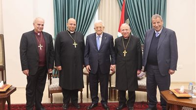 الرئيس الفلسطيني يستقبل وفد الكنيسة اللوثرية ويؤكد دعم الدولة للوجود المسيحي 
