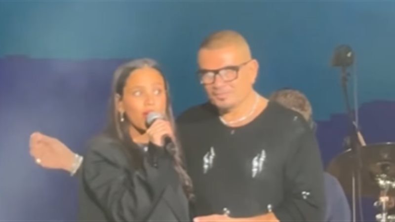 عمرو دياب وابنته