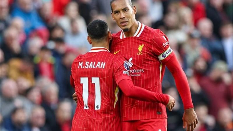 فان دايك ومحمد صلاح