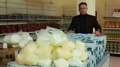 الإسماعيلية.. مصادرة نصف طن زبدة مجهولة المصدر وإحكام الرقابة على الأسواق 