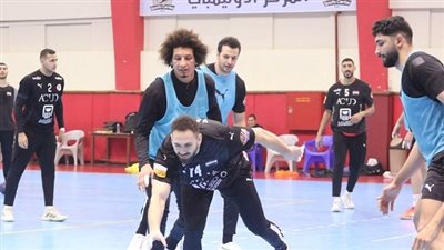 منتخب مصر يختتم تدريباته قبل السفر للمشاركة في بطولة إفريقيا لليد