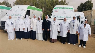 قافلة مركز شباب الشلوفة بالسويس تقدم خدماتها ل 840 مواطن في ختام اعمالها