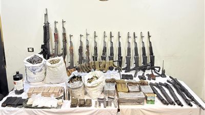 مصرع 3عناصرجنائية وضبط مخدرات وأسلحة قيمتها 30مليون جنيه فى مواجهات مع الشرطة 