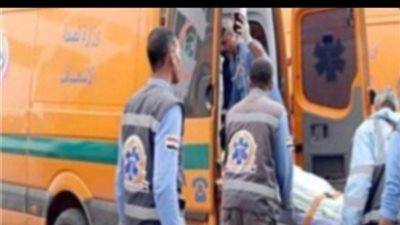إصابة 5 اشخاص اثر اصطدام سيارة ميكروباص بتروسيكل بطريق دمنهور بالبحيرة