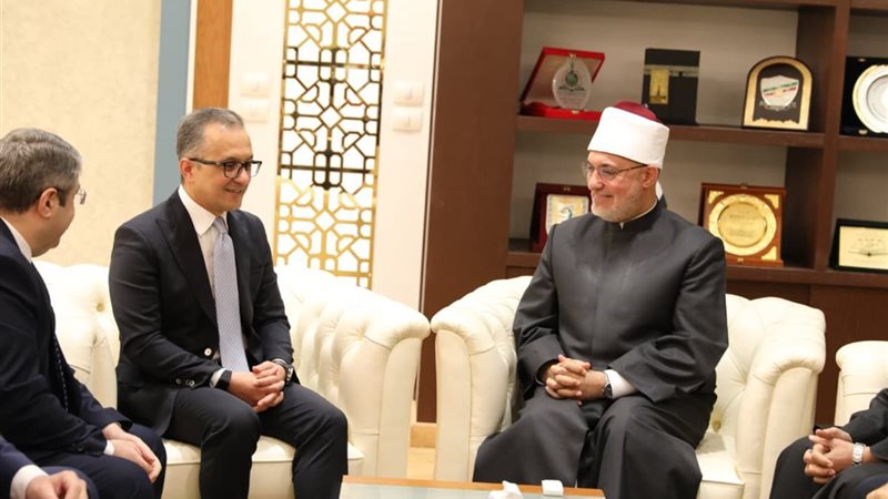 مفتي الجمهورية يستقبل