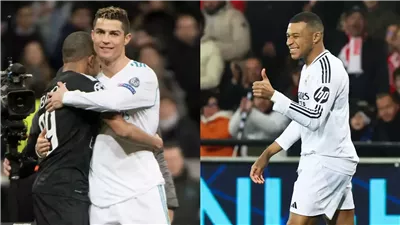 مبابي يعادل رقم ملهمه كريستيانو رونالدو في دوري أبطال أوروبا