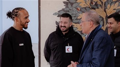 لويس هاميلتون نفسيته تتحسن بعد زيارة الأردن ويدعو لتسليط الضوء على غزة
