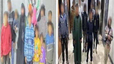 بصحبتهم 20 حدث.. ضبط 12 شخصا بتهمة استغلال الأطفال في التسول بالجيزة