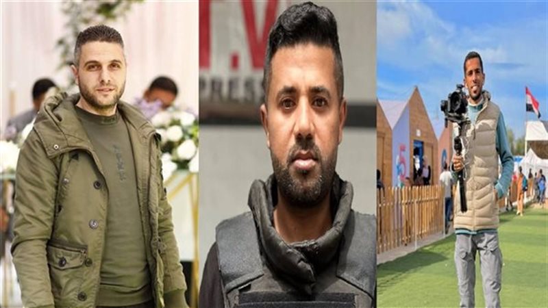 استشهاد 3 صحفيين