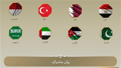 بيان مشترك لمصر والسعودية والأردن وقطر والإمارات يرحب بالانضمام لمجلس السلام