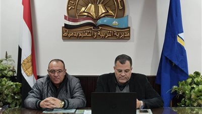 عماره يشرف على تأمين صناديق الأسئلة حتى لجان الامتحانات بمحافظة دمياط