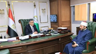 محافظ الجيزة يلتقي مدير عام منطقة وعظ الجيزة الجديد