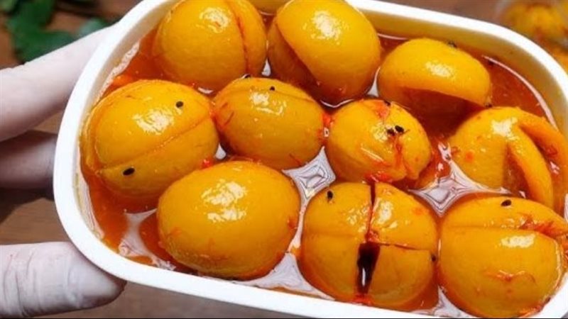 تخليل الليمون المعصفر