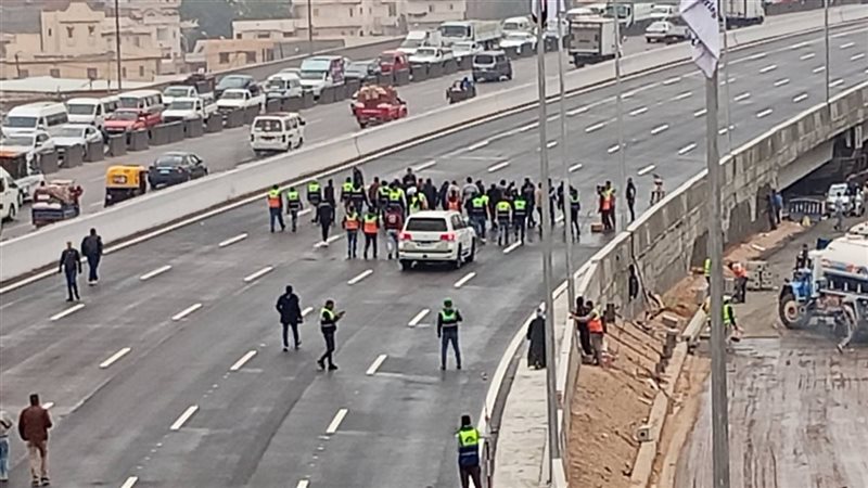افتتاح كوبري العامرية
