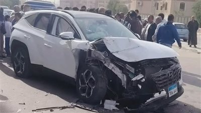 مصابان في حادث تصادم سيارتين ملاكي بمدينة السلام 2 بالسويس