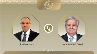 وزير الخارجية يناقش مع سكرتير عام الأمم المتحدة التطورات فى غزة والسودان 