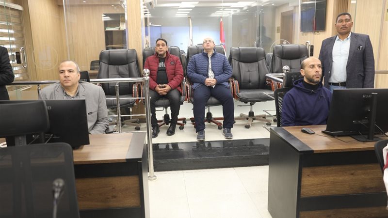 محافظ بنى سويف بمركز