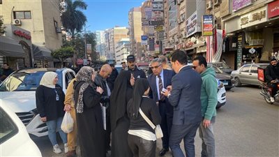 محافظ الدقهلية يتفقد شوارع وميادين المنصورة لمتابعة الحالة العامة