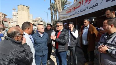 محافظ الجيزة يتفقد سوق 