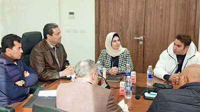  أشرف صبحي ومحافظ دمياط يبحثان تطوير المنشآت الشبابية والرياضية 
