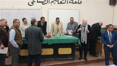 تعليم بني سويف تعقد مقابلات رؤساء ومراقبي لجان الشهادة الثانوية العامة 