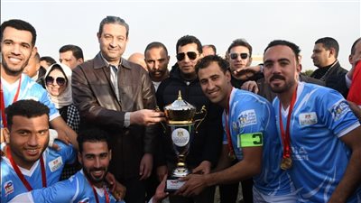 ضمن جولته التفقدية بالمحافظة..صبحي ومحافظ دمياط يشهدان ختام دوري مراكز الشباب