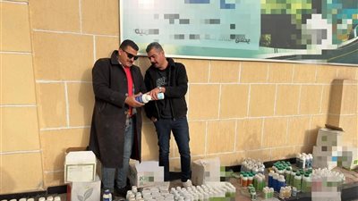ضبط مستحضرات بيطرية مجهولة المصدر ومبيدات زراعية منتهية الصلاحية في البحيرة