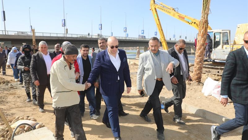 محافظ بنى سويف خلال