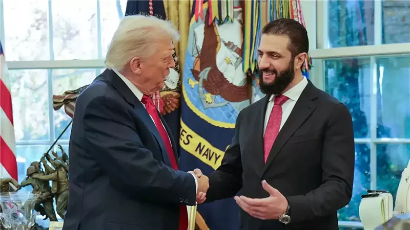 أحمد الشرع وترامب