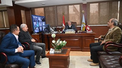 محافظ الغربية يستقبل وفد شركة المقاولون العرب لبحث سبل التعاون المشترك 