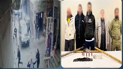 بعصي وأسلحة نارية.. ضبط 5 أشخاص خلال مشاجرة شوارع بالقليوبية | فيديو