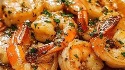سر عمل الجمبري بالثوم والزبدة الشهية بخطوات بسيطة ومضمونة