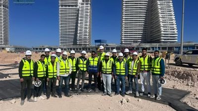رئيس جهاز العلمين الجديدة يستقبل طلاب هندسة الأزهر بعد تدريب ميداني