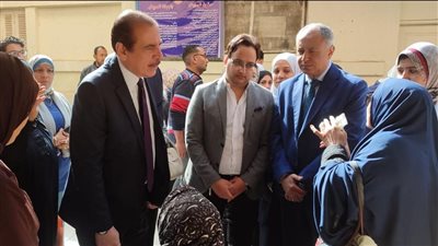 نائب وزير الصحة يتفقد مستشفى التحرير العام بالجيزة ويضع خطة للتأمين الصحي