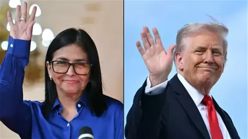 ترامب ورئيسة فنزويلا