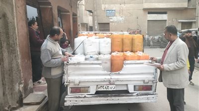 تموين الشرقية يضبط 12 طن ونصف مواد غذائية وأسمدة زراعية مجهولة المصدر