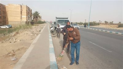 حملة نظافة مكبرة لرفع مخلفات القمامة والرتش بنطاق حي فيصل بالسويس