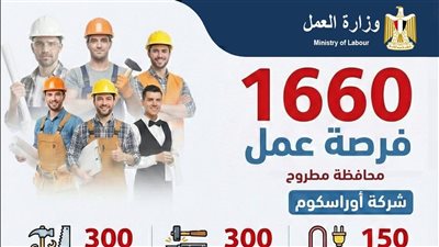 برواتب تصل إلى 12000 جنيه.. العمل توفر 1660 فرصة عمل في مجالات متعددة