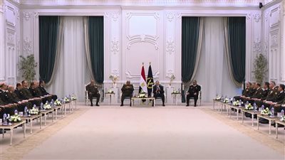  وزير الداخلية يستقبل القائد العام للقوات المسلحة ورئيس الأركان