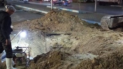   حي فيصل بالسويس: مواصلة أعمال النظافة بالتزامن مع إصلاح كسر خط مياه 
