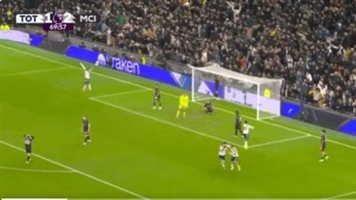 نتيجة وأهداف مباراة مانشستر سيتي وتوتنهام الشوط الثاني (2-2) بالدوري الإنجليزي