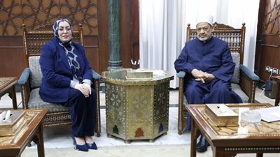 شيخ الأزهر يستقبل وزيرة شؤون المرأة الليبية.. ويؤكد: الإسلام كرم وصان المرأة