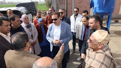 محافظ المنوفية يفتتح  مشروع صرف صحى ميت البيضا باستثمارات  45 مليون جنيه