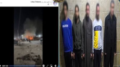 بسبب لهو الأطفال.. القبض على 5 متهمين بإشعال النيران في كشك بالإسماعيلية