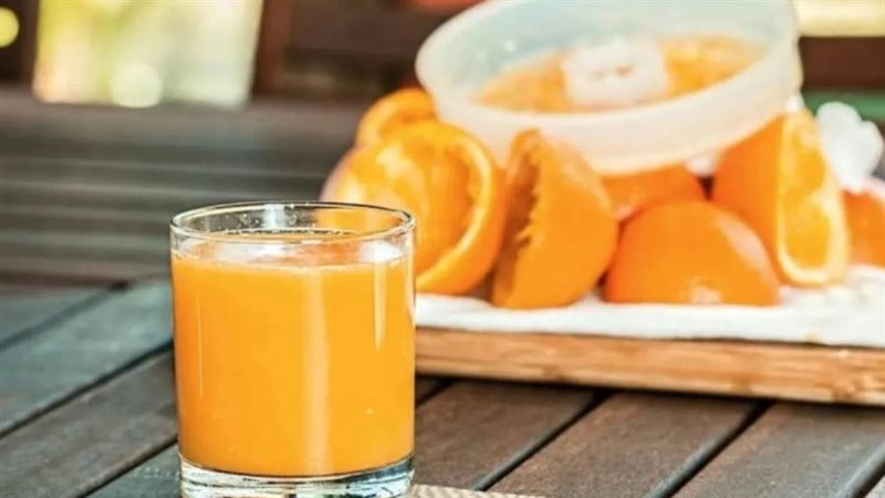 عصير الجزر مع البرتقال