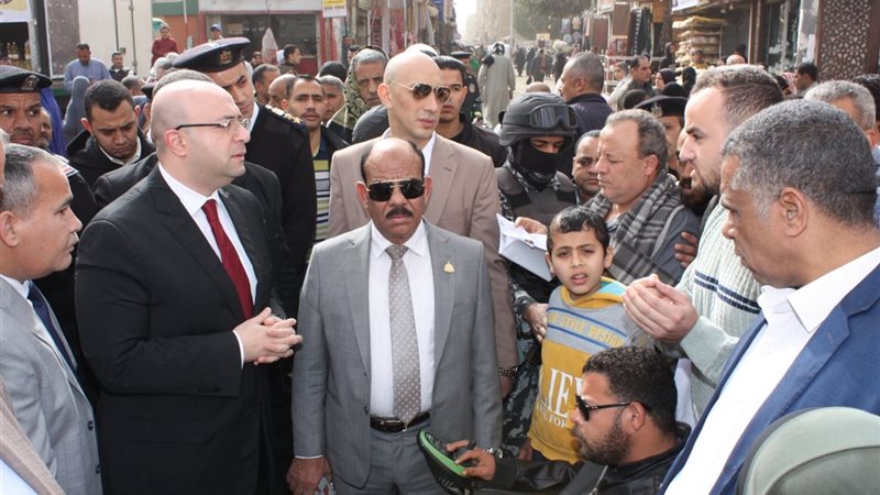 محافظ بنى سويف خلال