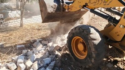 حسم 20 تعديا على الأراضي الزراعية وأملاك الدولة خلال 24 ساعة بالغربية