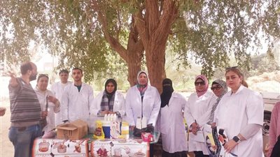 قدمت خدمات علاجية.. قافلة طبية بيطرية مجانية بالشلوفة بالسويس ضمن حياة كريمة